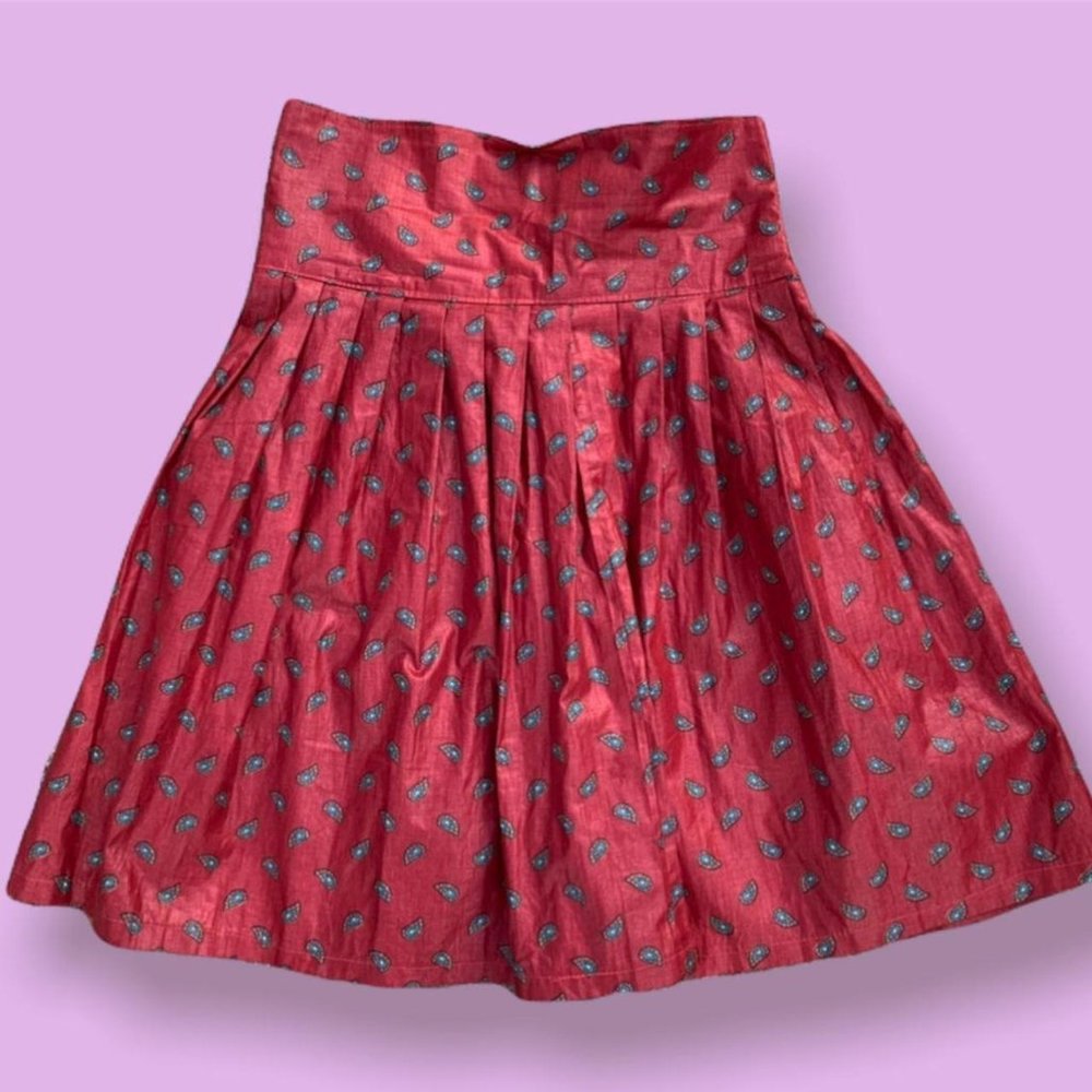VINTAGE RETRO COASTAL COWGIRL SKIRT